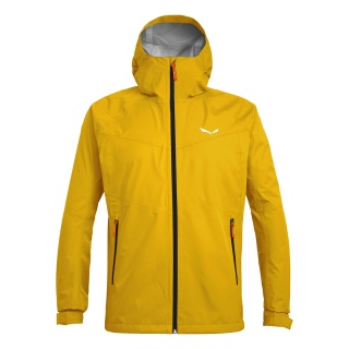 Salewa Ganzjahresjacke Puez Aqua 3 Powertex (wasserdicht) gelb Herren